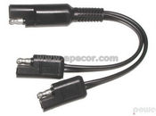 AP13023 - Stubby 1-into-2 SAE Y Cable